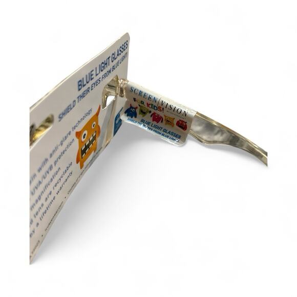 ICU Clear Screen Vision Blue Light Glasses for Kids! Shield Their Eyes NWT - Picture 4 of 4